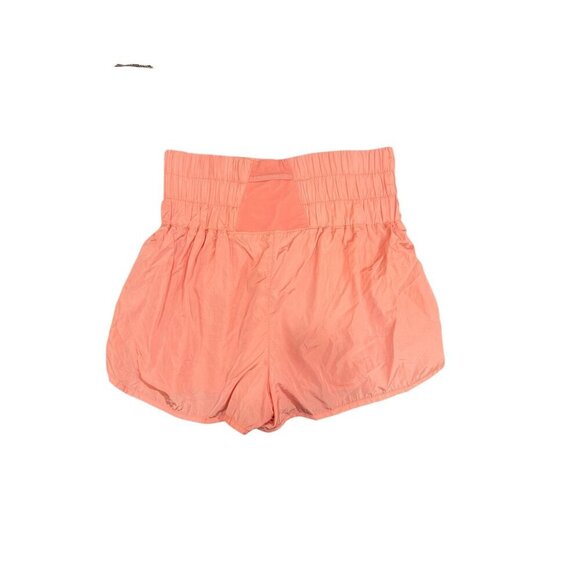 Free People Movement Womens Coral pink High-Waisted Shorts Built-In size medium - Picture 3 of 5